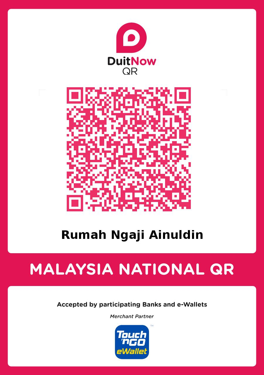 QR DuitNow Rumah Ngaji Ainuldin